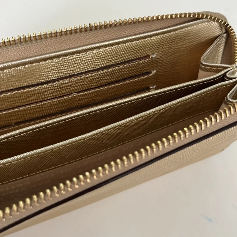 Kate Spade gold wristlet - Picture 2 of 5